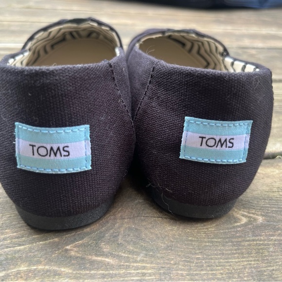 TOMs Espadrilles Classic Alpargata Size 8 Black NWOT or Box - Picture 6 of 9